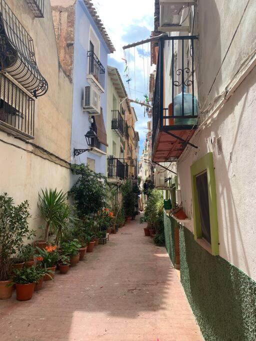 Preciosa Casa En Vilajoyosa Con Vistas Al Mar En Las Casas Colgantes Del Casco Antiguo 빌라조요사 외부 사진